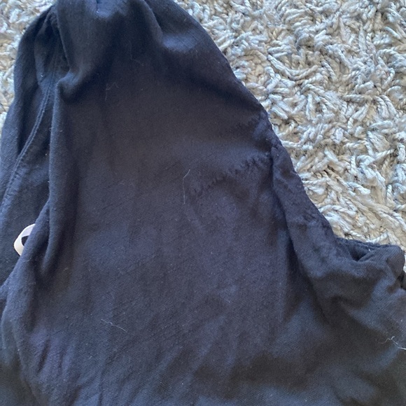 Free People Carmen Black One Shoulder Top Size Small - Picture 9 of 16